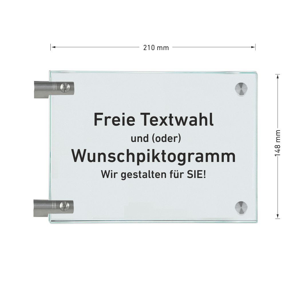 Fahnenschilder - freie Textwahl 19