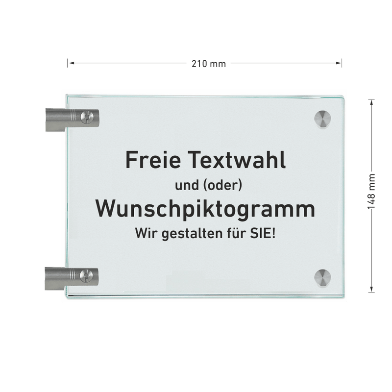 Fahnenschilder - freie Textwahl 19