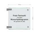 Fahnenschilder - freie Textwahl 13