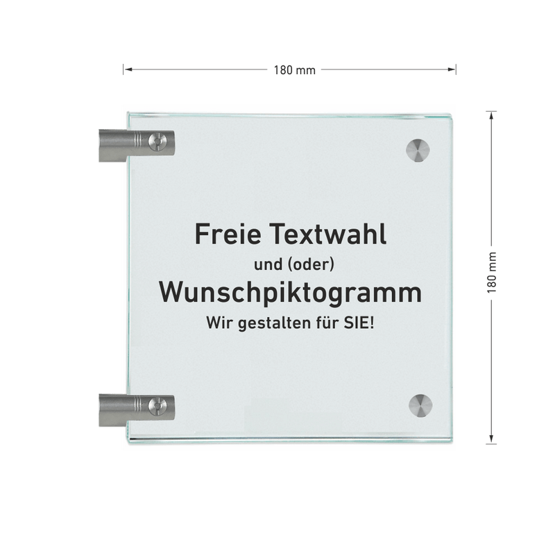 Fahnenschilder - freie Textwahl 13