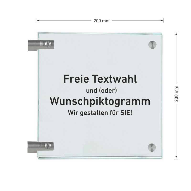 Fahnenschilder - freie Textwahl 14