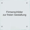 Firmenschilder freie Textwahl - Entwerfen Sie Ihr eigenes Außenschild!