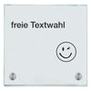 Praxisschilder aus Glas  in 100x150 mm oder 150x150 mm -  gestalten Sie selbst - Praxisschild