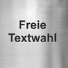 Piktogramme Edelstahl - gestalten Sie selbst