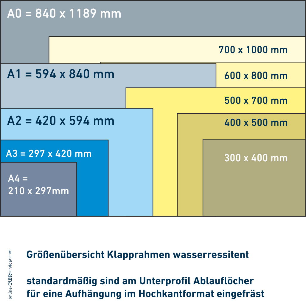 Klapprahmen Wasserresistent 23