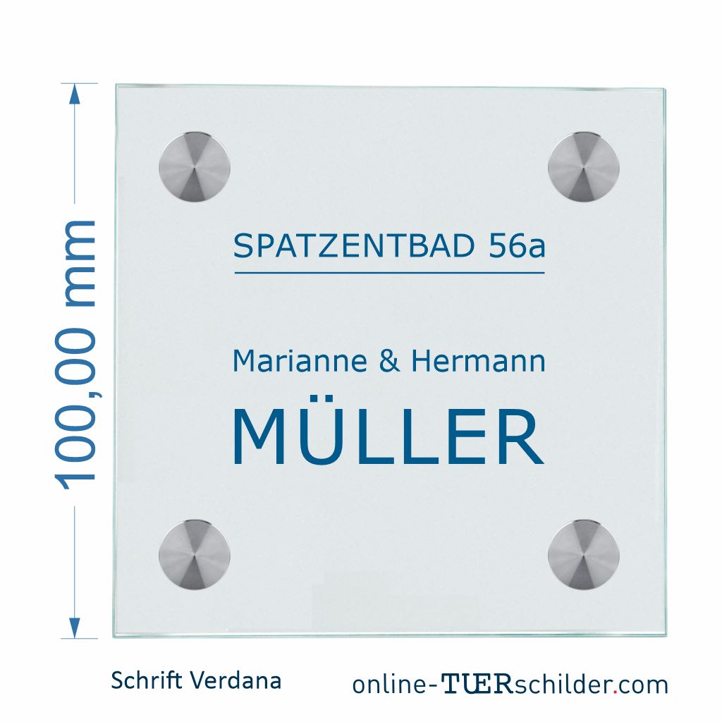 Haustürschilder Graf personalisiert 19