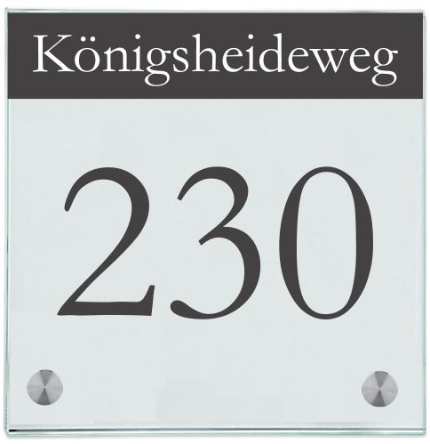 Haustürschilder Balken oben mit Ihrem Wunschnamen (3 Entwürfe per Mail) - Haustürschild Haustürschild Balken oben online-tuerschilder.com 