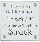 Haustürschilder Herzlich Willkommen 01