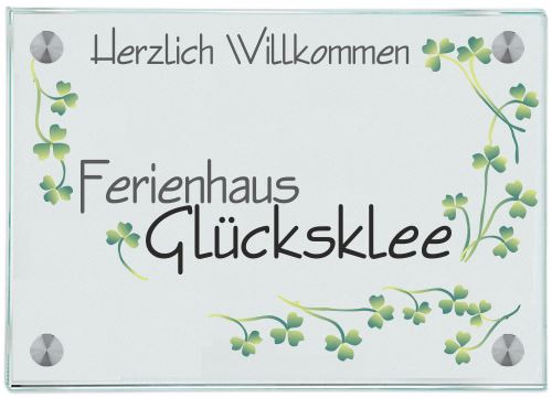 Haustürschilder Klee 1