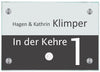 Namensschild mit Klingelknopf Motiv Nr. 1 personalisiert