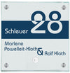 Namensschild mit Klingelknopf Motiv Nr. 28 personalisiert