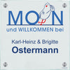Personalisiertes Familienschild Moin Möwe locker personalisiert