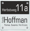 Haustürschilder Halb personalisiert - Haustürschild Haustürschild Halb und Halb online-tuerschilder.com 