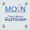 Haustürschilder Moin Möwe mit Ihrem Wunschnamen (3 Entwürfe per Mail) - Haustürschild Haustürschild Graf online-tuerschilder.com 120x120mm 