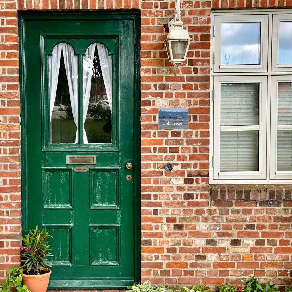 Namensschild Haustür 1