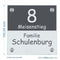 Haustürschilder Halb und Halb personalisiert Haustürschild Halb und Halb online-tuerschilder.com 