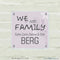 Haustürschilder We are Family 2 personalisiert Haustürschild We are Family 2 online-tuerschilder.com 