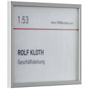 Wegweiser / Türschilder Mölln - Textwechsel an der Wand Etagenwegweiser Mölln - Türschilder online-tuerschilder.com 