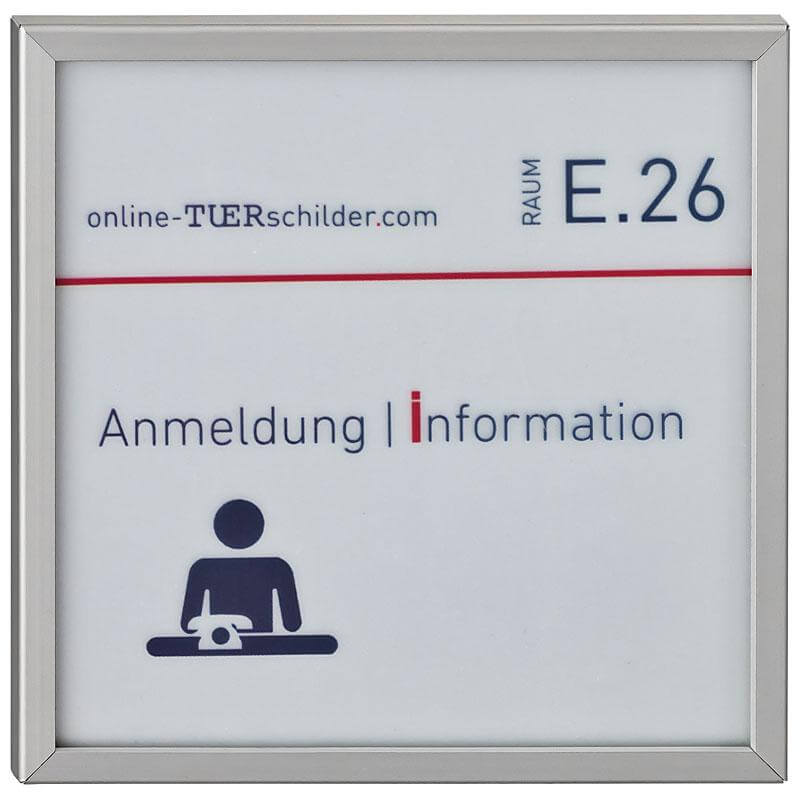 Wegweiser / Türschilder Mölln - Textwechsel an der Wand Etagenwegweiser Mölln - Türschilder online-tuerschilder.com 