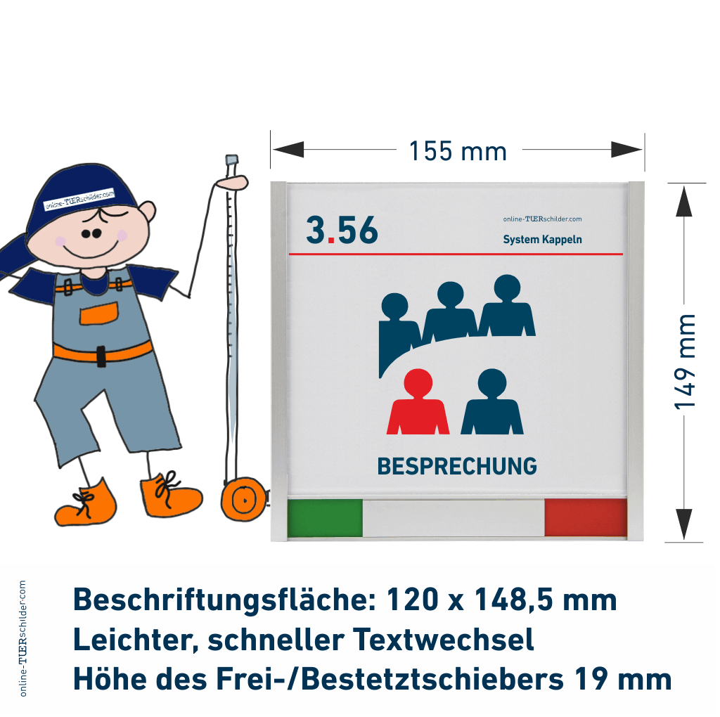 Frei besetzt Schilder Kappeln Frei besetzt Schild Kappeln online-tuerschilder.com 