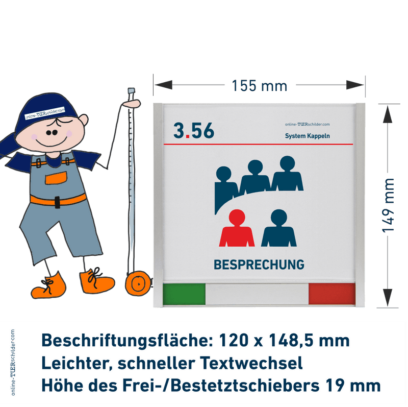 Frei besetzt Schilder Kappeln Frei besetzt Schild Kappeln online-tuerschilder.com 