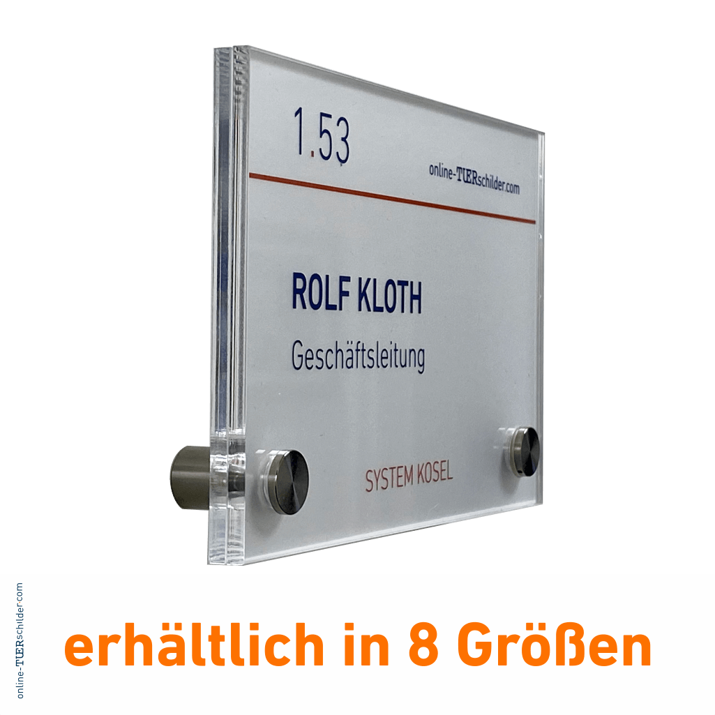 Türschilder für Ihr Büro Kosel 1