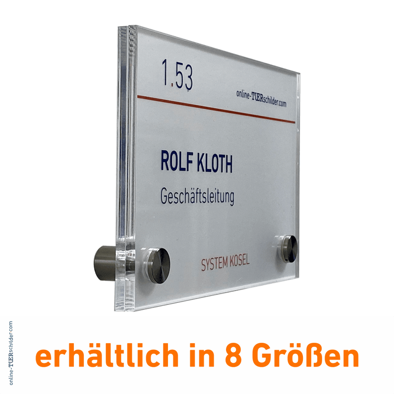 Türschilder für Ihr Büro Kosel 1