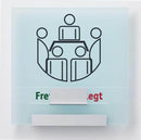 Frei Besetzt Schilder Lübeck 155 x 155 mm Frei Besetzt Schild Lübeck online-tuerschilder.com 