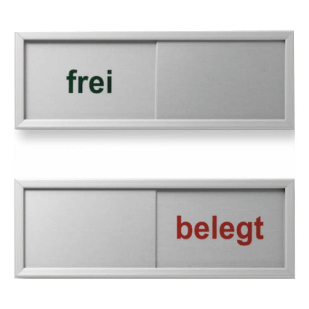 Frei besetzt Schild Mölln klein - Schild 55 x 155 mm 