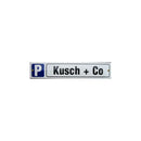 Email Parkplatzschild bis zu 20 Buchstaben - Emailleschilder personalisiert 1