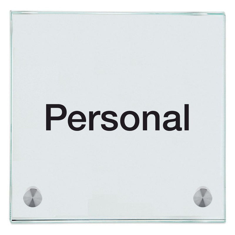 Praxisschilder aus Glas Personal 16