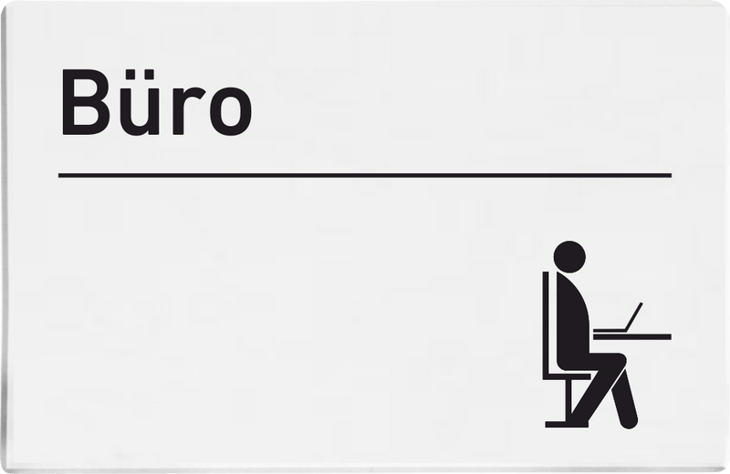 Praxisschilder  Büro 1