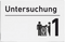 Praxisschilder Acryl Untersuchung 1 2