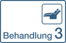 Praxisschilder aus Acryl oder Folie Behandlung 3 zum Kleben Praxisschild Behandlung 3 7
