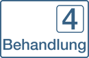 Praxisschilder aus Acryl oder Folie Behandlung 4 zum Kleben Praxisschild Behandlung 4 7