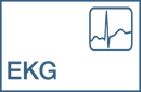 Praxisschilder aus Acryl / Folie EKG zum Kleben Praxisschild EKG online-tuerschilder.com 