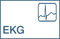Praxisschilder aus Acryl / Folie EKG zum Kleben Praxisschild EKG online-tuerschilder.com 