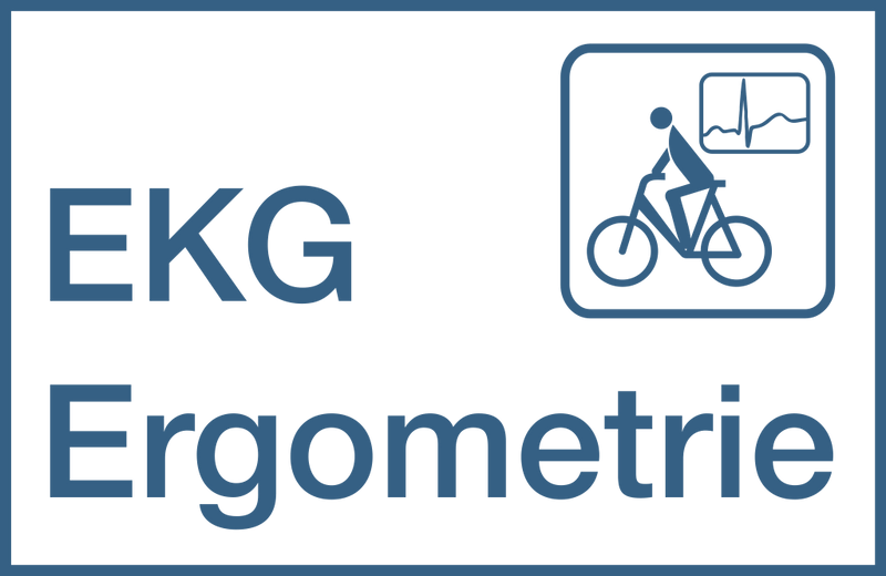 Praxisschilder aus Acryl / Folie EKG - Ergometrie zum Kleben Praxisschild EKG - Ergometrie online-tuerschilder.com 