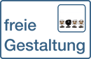 Praxisschild aus Acrylglas / Folie Freie Gestaltung zum Kleben Praxisschilder