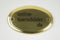 Messingschild 110 x 70 mm mit Ihrem Wunschtext Messingschild Oval online-tuerschilder.com 