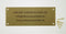 Messingschild 160 x 60 mm mit Ihrem Wunschtext Messingschild online-tuerschilder.com 