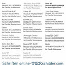 Haustürschilder 23 personalisiert 3
