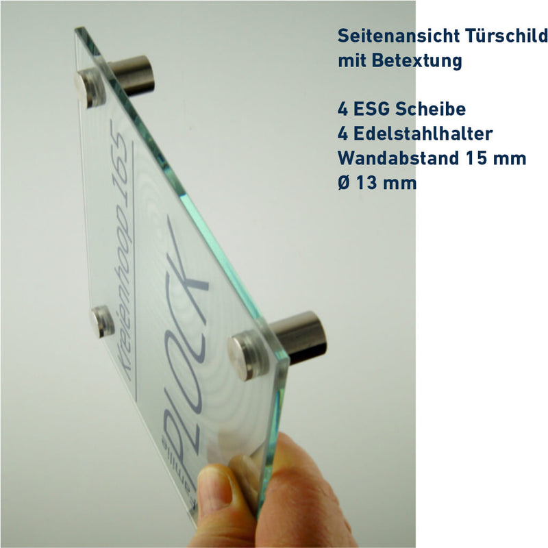 Haustürschilder Herzlich Willkommen BEI  12