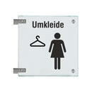 Fahnenschilder Umkleide Damen 1
