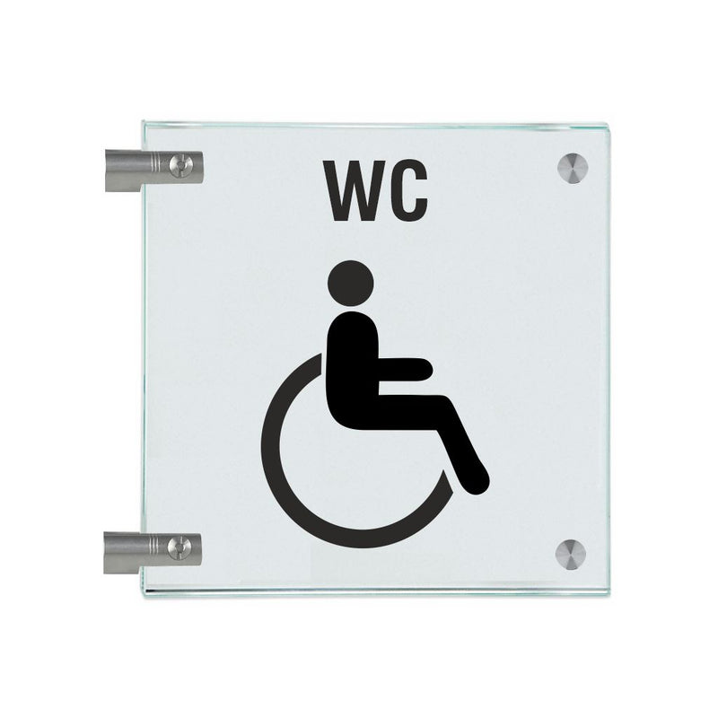 Fahnenschilder Behintertengerechtes WC 1