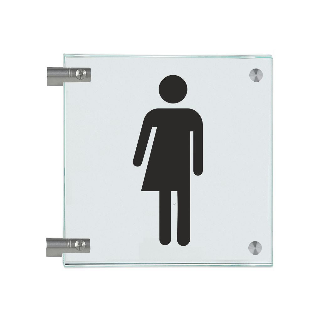 Fahnenschilder Gender WC 1