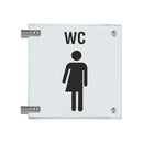 Fahnenschilder Gender WC Piktogramm und Text