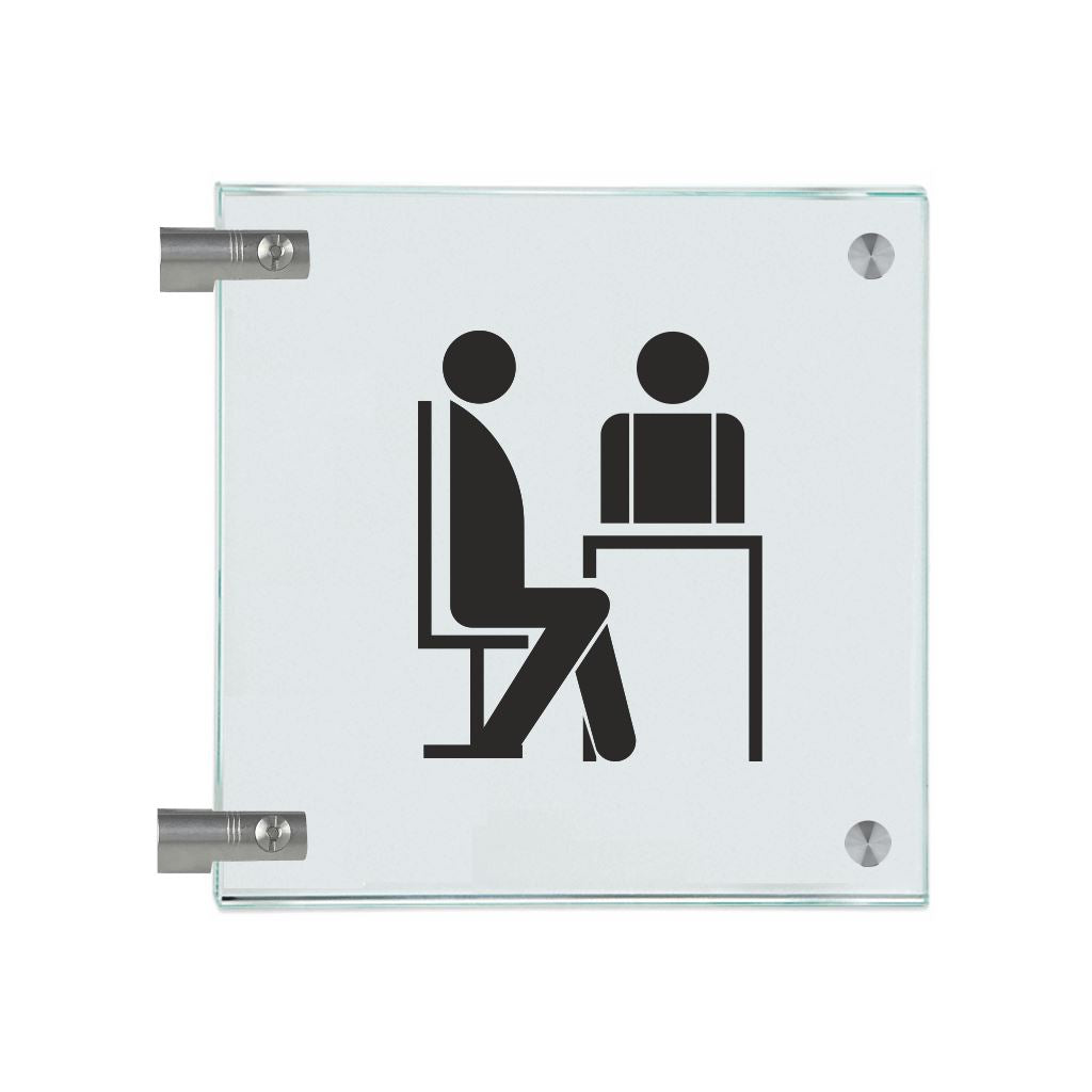 Fahnenschilder Sprechzimmer 1