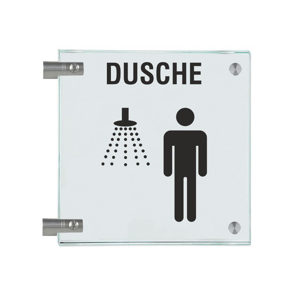 Fahnenschilder Dusche Herren  1