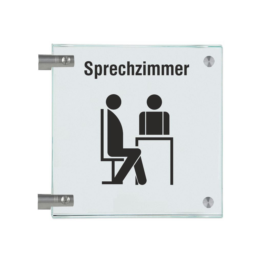 Fahnenschilder Sprechzimmer 1